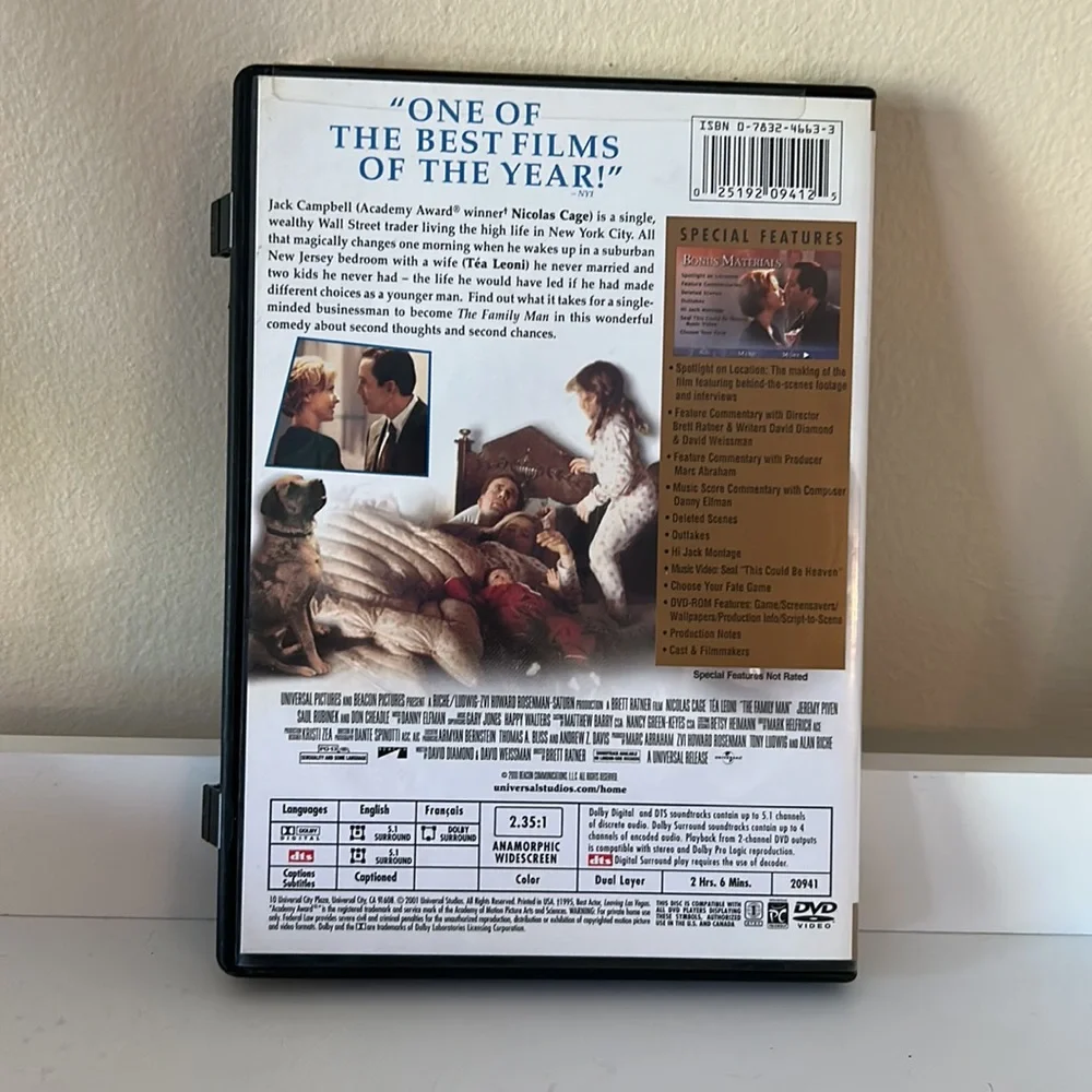 4/$20 FAMILY MAN dvd - Picture 3 of 4